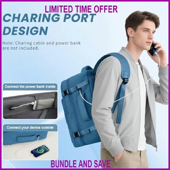 Travel Laptop Backpack 16 Inch Flight Approved Waterproof Daypack main image 5